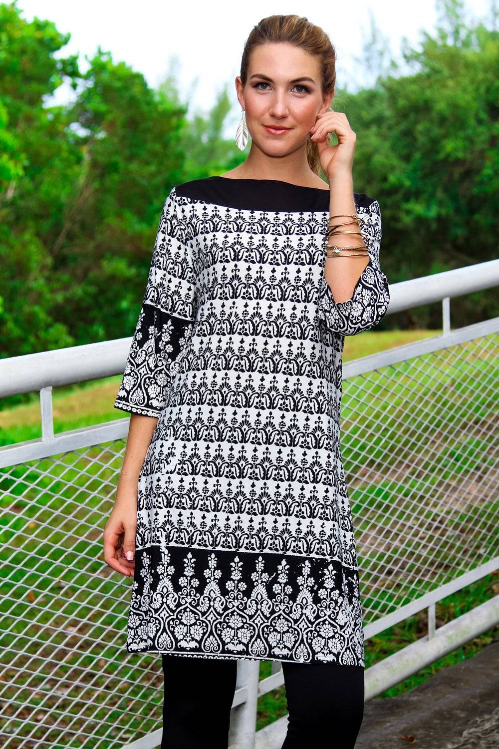 Kalamkari Printed Cotton Long Kurta in Black | Designer kurti patterns,  Fashion, Colorful dresses